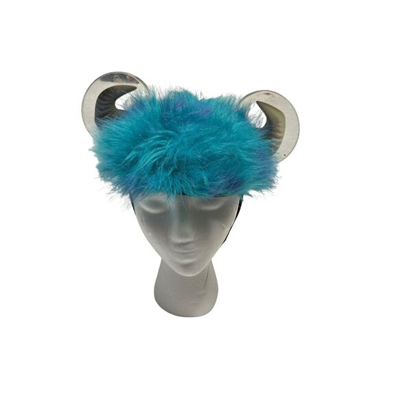 Disney Parks Monsters Inc. Sully Pixar Mickey Mouse Ears Fuzzy Youth Hat Cap - Picture 1 of 7
